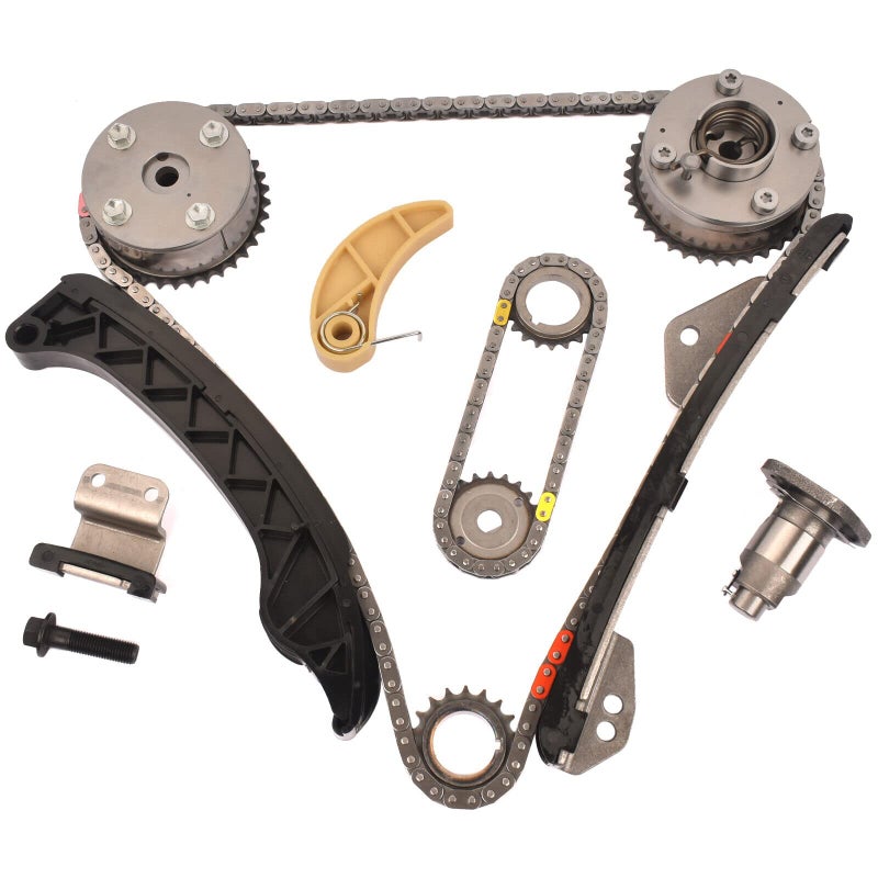 Flynsu Timing Chain VVT Gear Sprocket Kit Replacement for 2009-2015 Toyota Prius Corolla Matrix Scion XD Pontiac Vibe 1.8L Part# 13070-0T010 13050-0T010 - Image 1